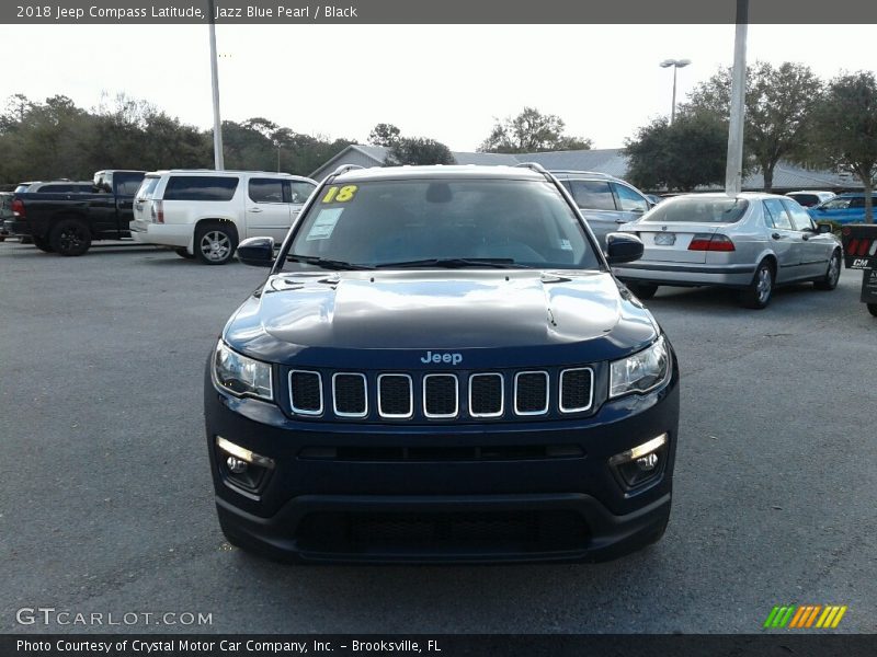Jazz Blue Pearl / Black 2018 Jeep Compass Latitude