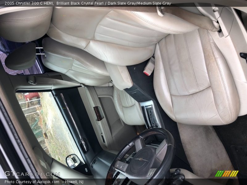 Brilliant Black Crystal Pearl / Dark Slate Gray/Medium Slate Gray 2005 Chrysler 300 C HEMI