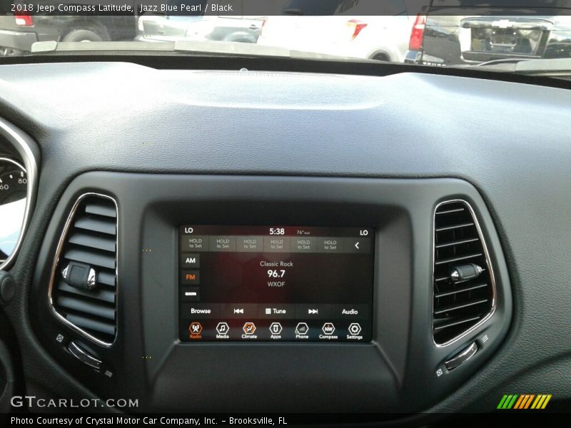 Jazz Blue Pearl / Black 2018 Jeep Compass Latitude