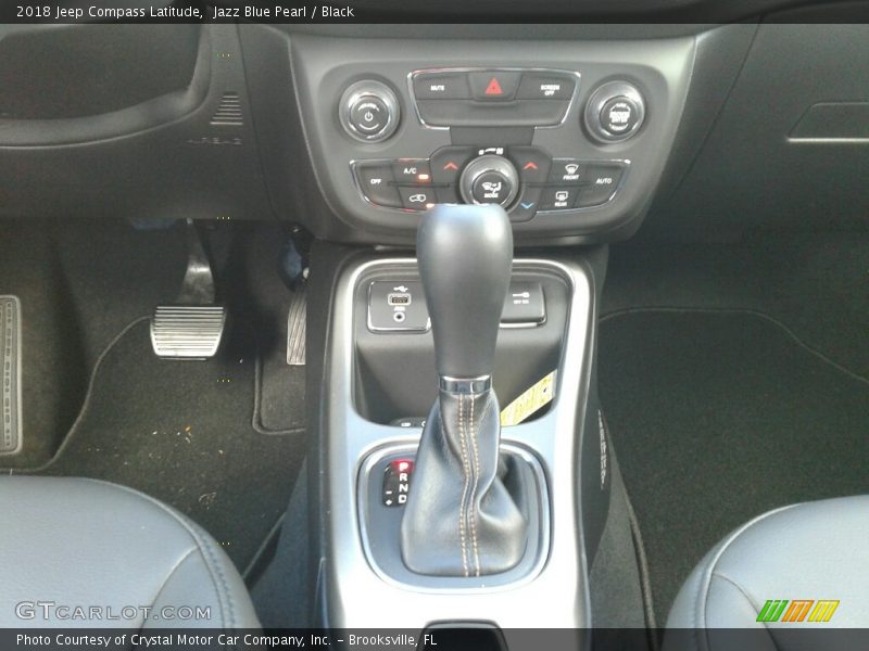 Jazz Blue Pearl / Black 2018 Jeep Compass Latitude