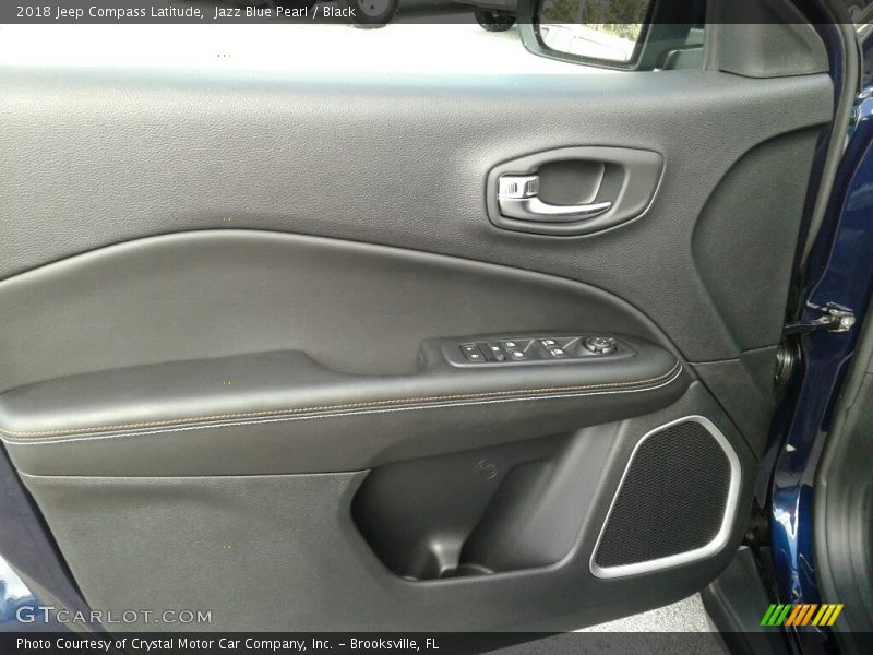 Jazz Blue Pearl / Black 2018 Jeep Compass Latitude