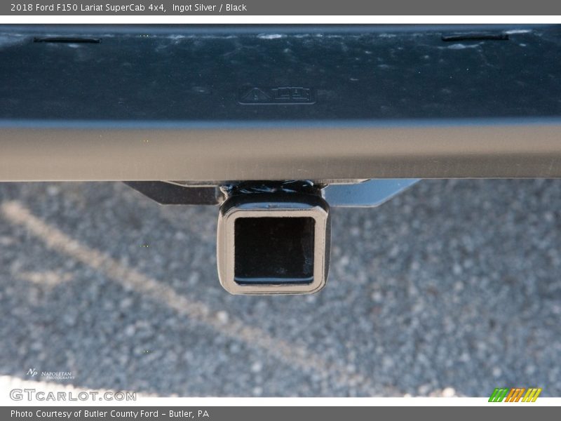 Ingot Silver / Black 2018 Ford F150 Lariat SuperCab 4x4