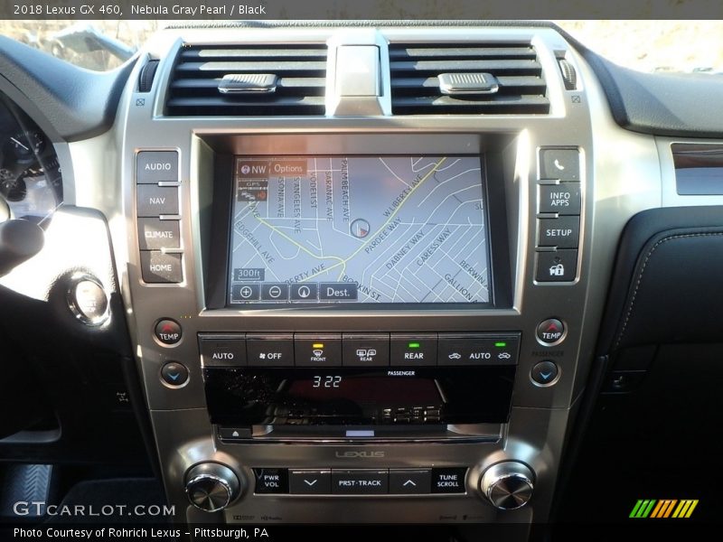 Nebula Gray Pearl / Black 2018 Lexus GX 460