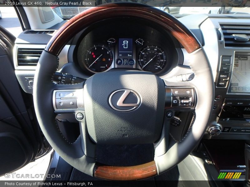 Nebula Gray Pearl / Black 2018 Lexus GX 460