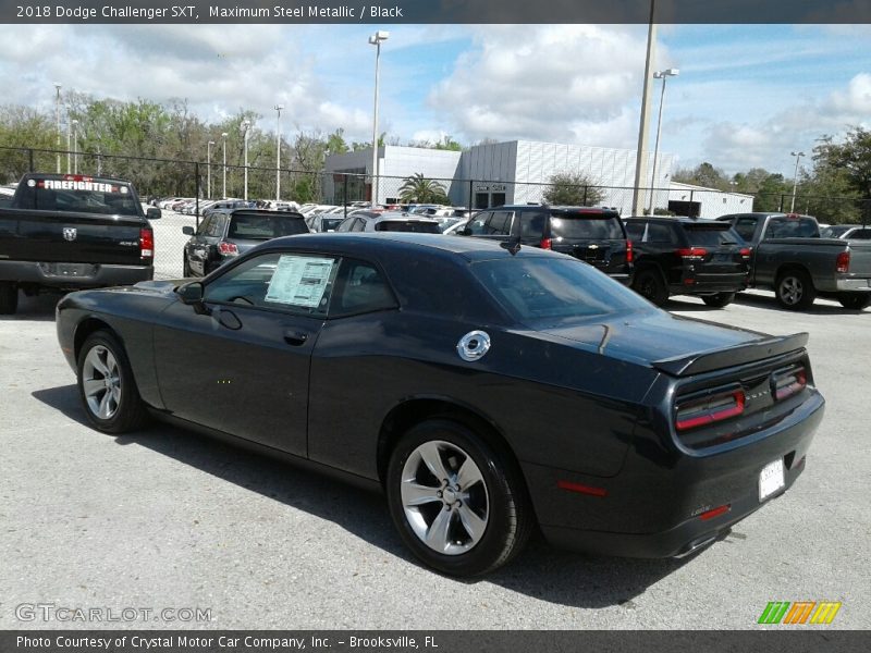 Maximum Steel Metallic / Black 2018 Dodge Challenger SXT