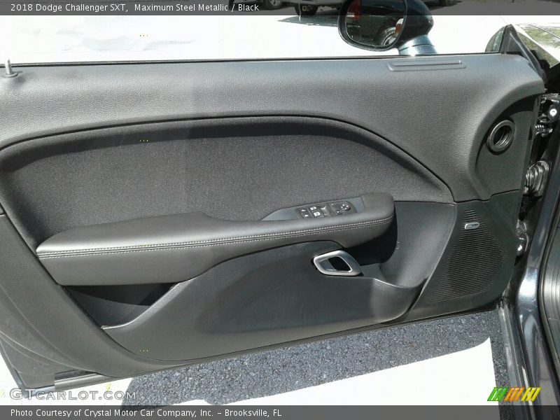 Maximum Steel Metallic / Black 2018 Dodge Challenger SXT