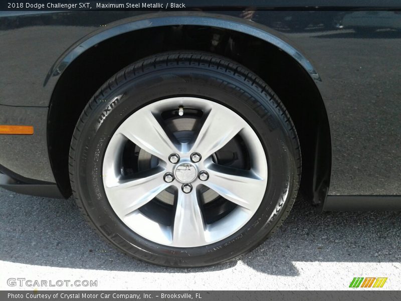 Maximum Steel Metallic / Black 2018 Dodge Challenger SXT