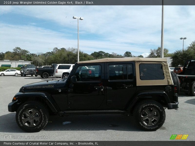 Black / Black 2018 Jeep Wrangler Unlimited Golden Eagle 4x4