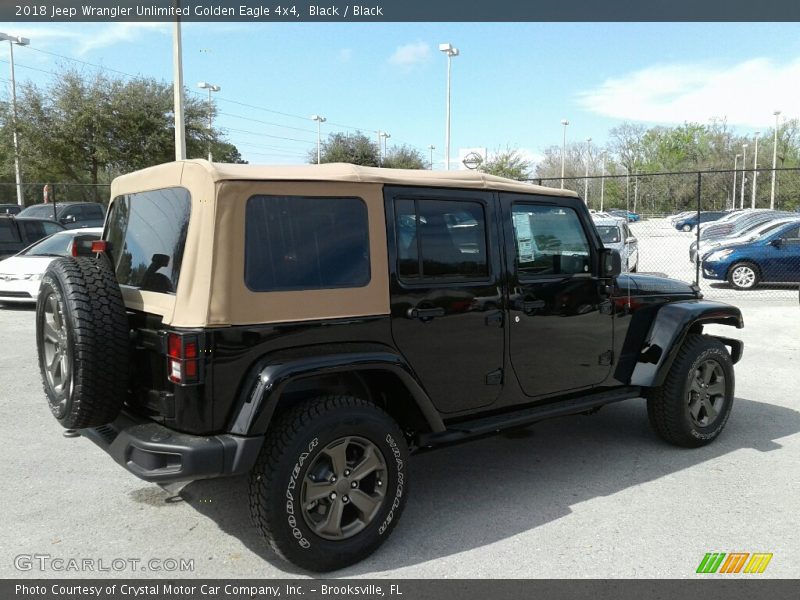 Black / Black 2018 Jeep Wrangler Unlimited Golden Eagle 4x4