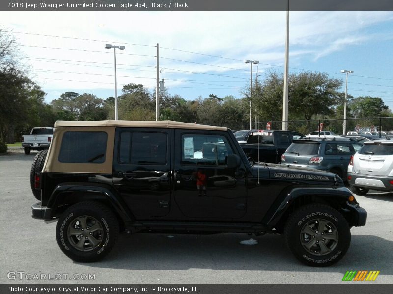 Black / Black 2018 Jeep Wrangler Unlimited Golden Eagle 4x4