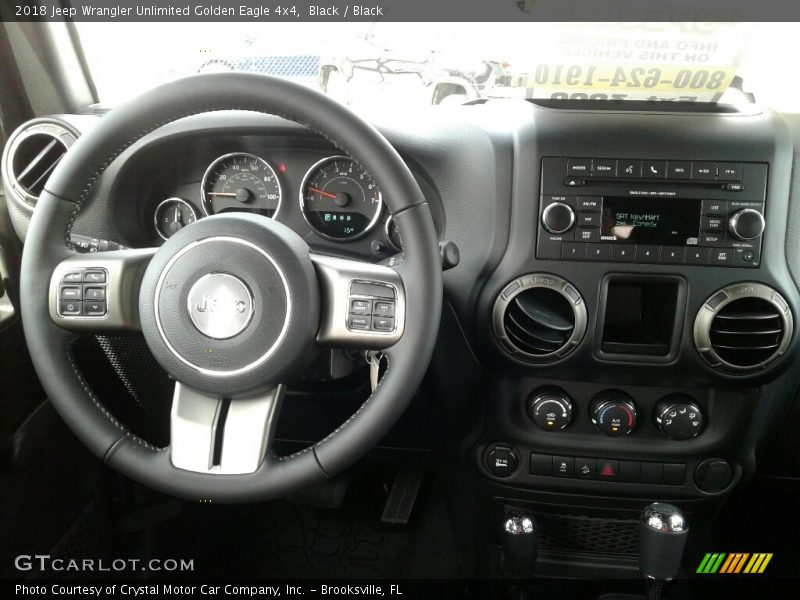 Black / Black 2018 Jeep Wrangler Unlimited Golden Eagle 4x4