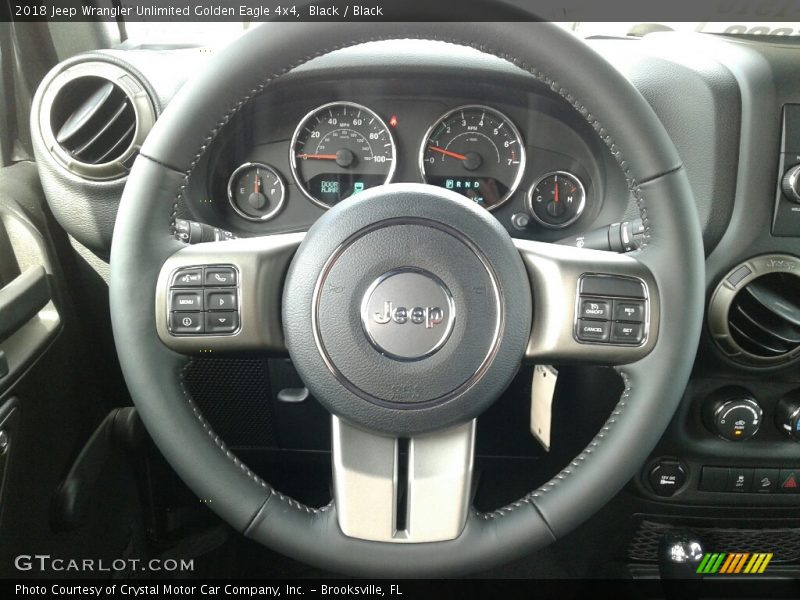 Black / Black 2018 Jeep Wrangler Unlimited Golden Eagle 4x4