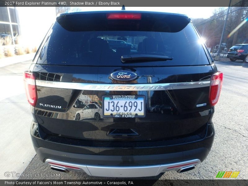 Shadow Black / Ebony Black 2017 Ford Explorer Platinum 4WD