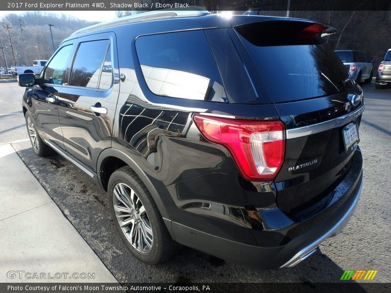 Shadow Black / Ebony Black 2017 Ford Explorer Platinum 4WD