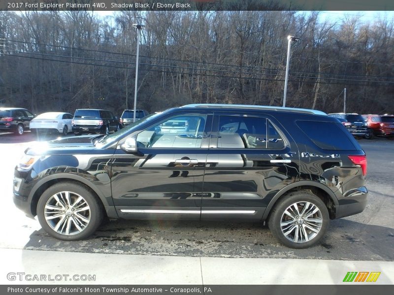 Shadow Black / Ebony Black 2017 Ford Explorer Platinum 4WD