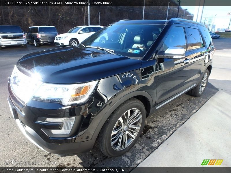 Shadow Black / Ebony Black 2017 Ford Explorer Platinum 4WD