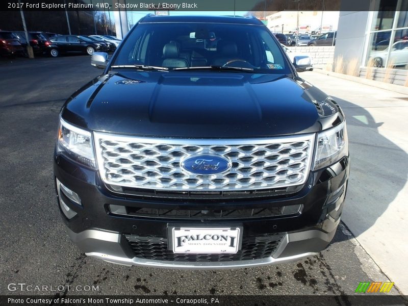 Shadow Black / Ebony Black 2017 Ford Explorer Platinum 4WD