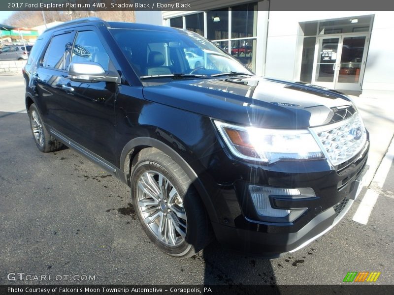 Shadow Black / Ebony Black 2017 Ford Explorer Platinum 4WD