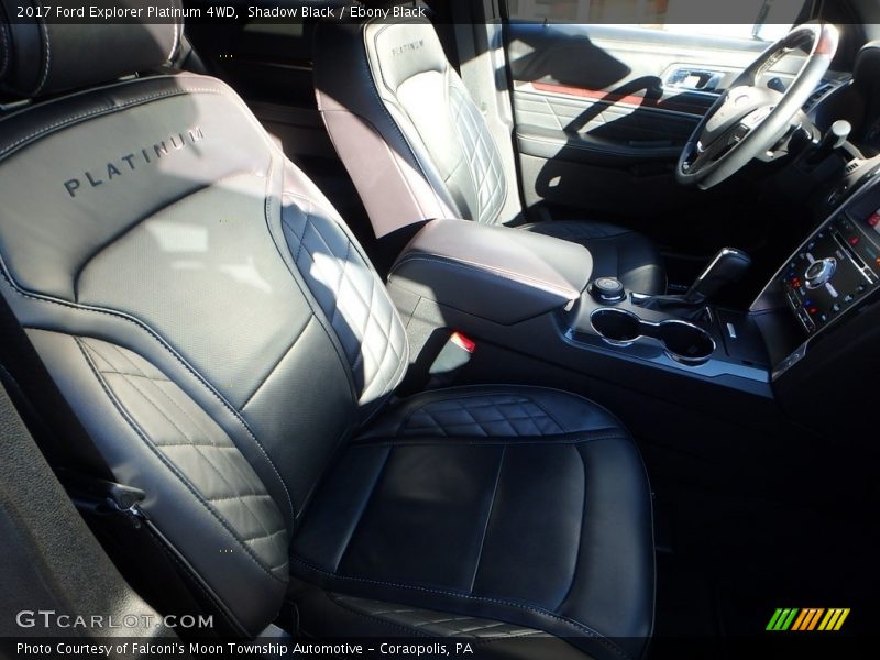 Shadow Black / Ebony Black 2017 Ford Explorer Platinum 4WD