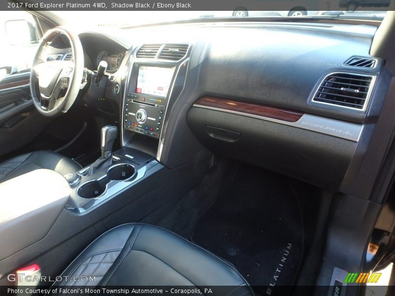 Shadow Black / Ebony Black 2017 Ford Explorer Platinum 4WD