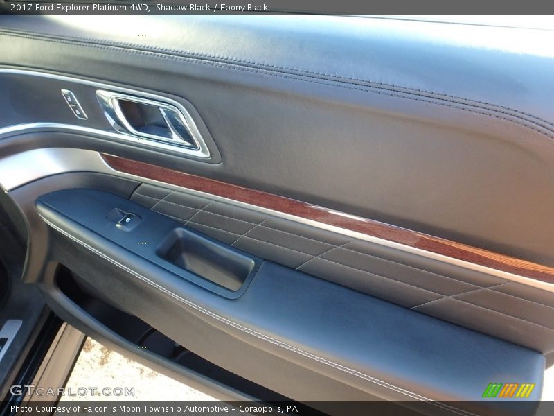 Shadow Black / Ebony Black 2017 Ford Explorer Platinum 4WD