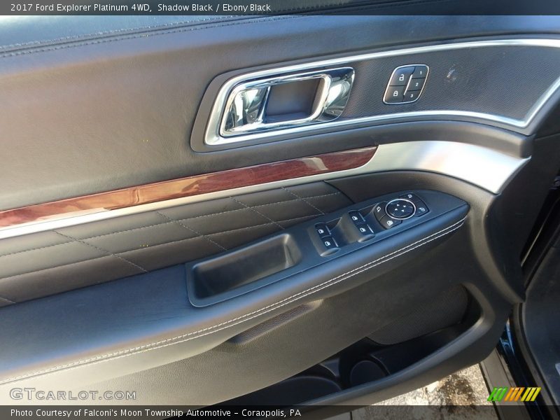 Shadow Black / Ebony Black 2017 Ford Explorer Platinum 4WD