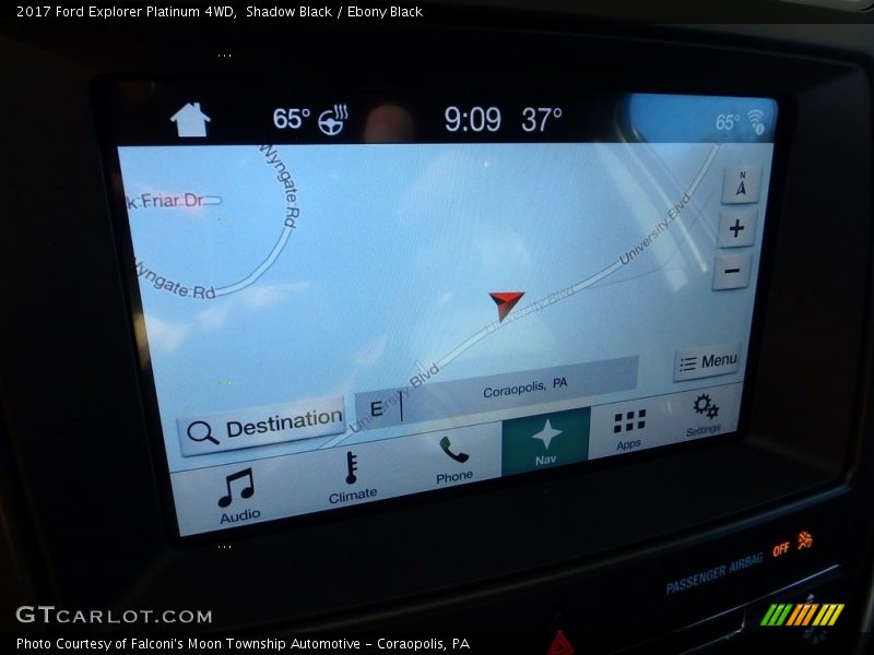 Shadow Black / Ebony Black 2017 Ford Explorer Platinum 4WD