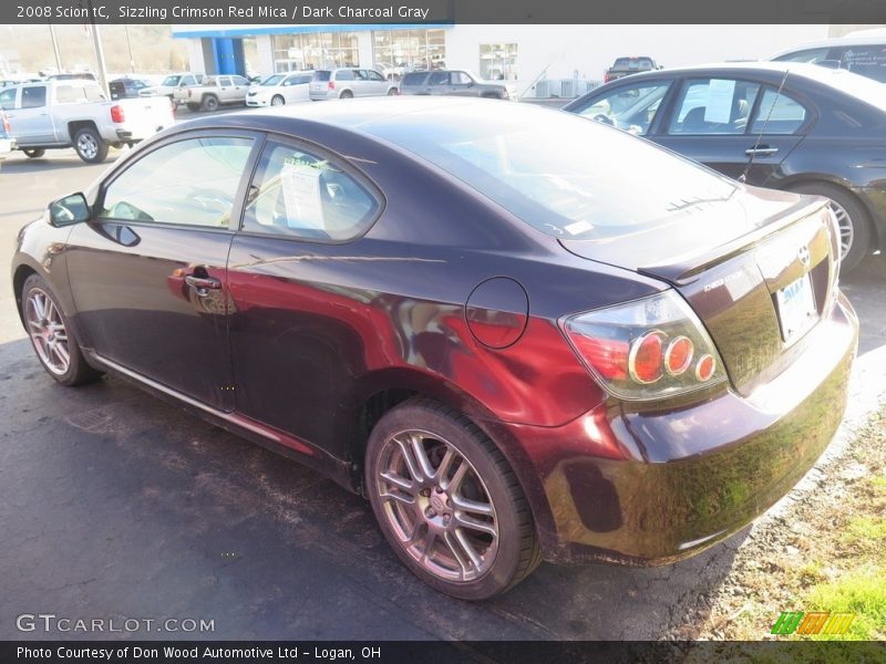 Sizzling Crimson Red Mica / Dark Charcoal Gray 2008 Scion tC