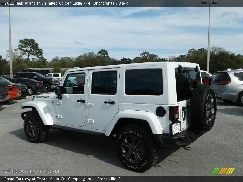 Bright White / Black 2018 Jeep Wrangler Unlimited Golden Eagle 4x4