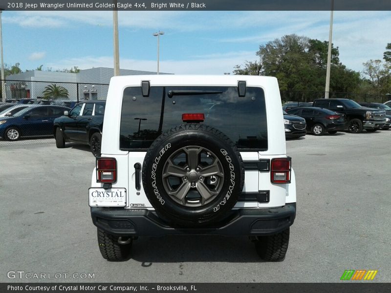 Bright White / Black 2018 Jeep Wrangler Unlimited Golden Eagle 4x4