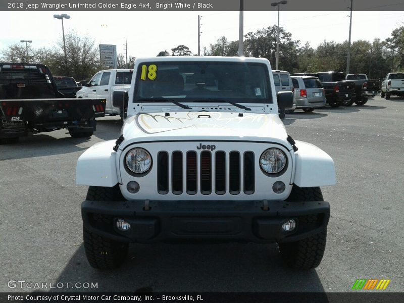 Bright White / Black 2018 Jeep Wrangler Unlimited Golden Eagle 4x4