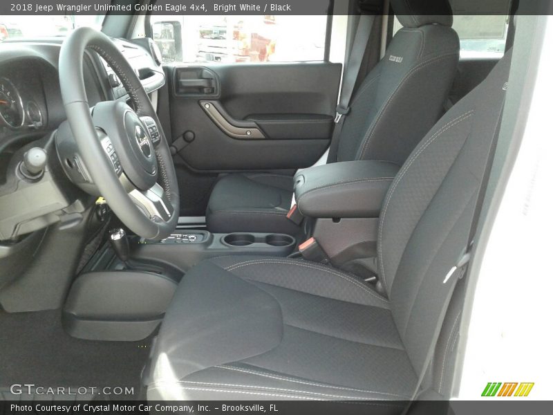 Bright White / Black 2018 Jeep Wrangler Unlimited Golden Eagle 4x4