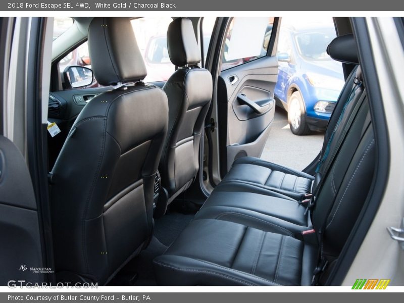 White Gold / Charcoal Black 2018 Ford Escape SEL 4WD