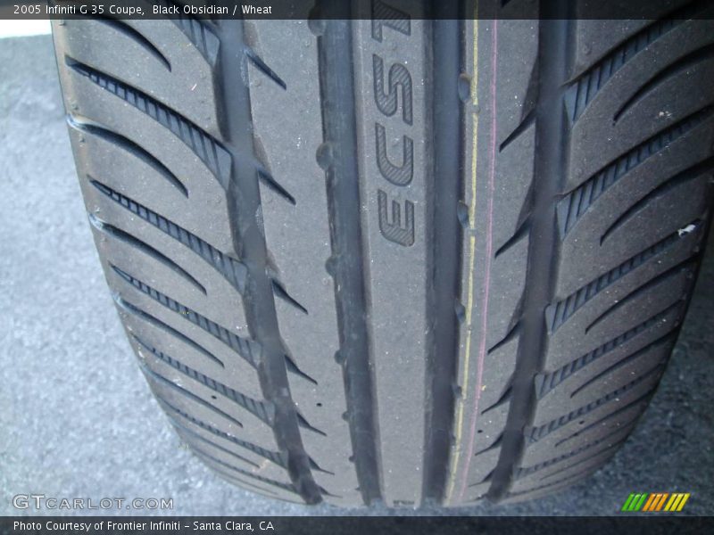Black Obsidian / Wheat 2005 Infiniti G 35 Coupe