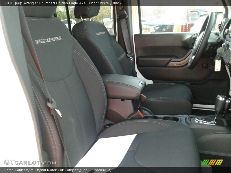 Bright White / Black 2018 Jeep Wrangler Unlimited Golden Eagle 4x4