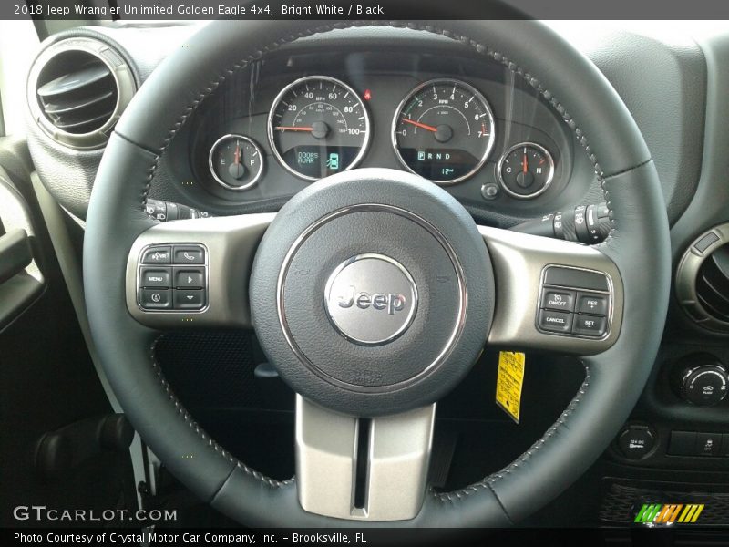 Bright White / Black 2018 Jeep Wrangler Unlimited Golden Eagle 4x4