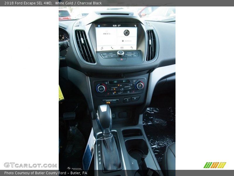 White Gold / Charcoal Black 2018 Ford Escape SEL 4WD