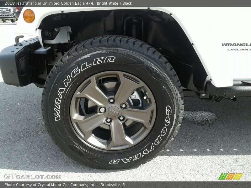 Bright White / Black 2018 Jeep Wrangler Unlimited Golden Eagle 4x4