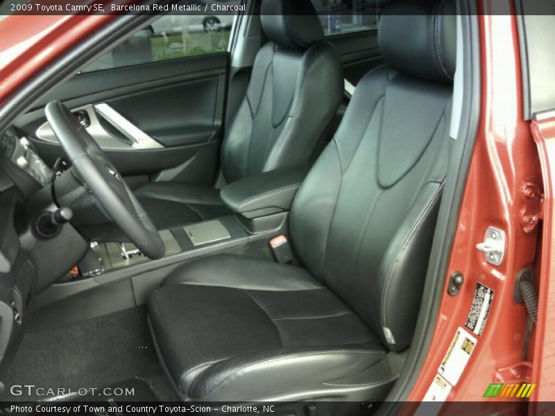 Barcelona Red Metallic / Charcoal 2009 Toyota Camry SE