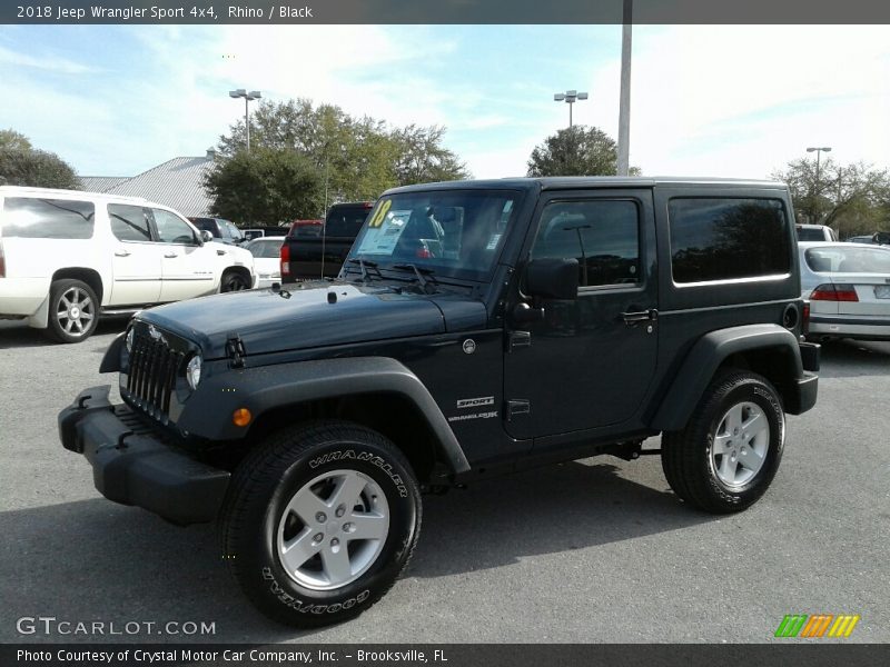 Rhino / Black 2018 Jeep Wrangler Sport 4x4