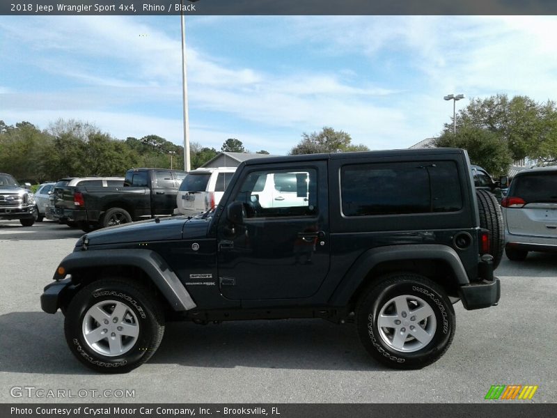 Rhino / Black 2018 Jeep Wrangler Sport 4x4