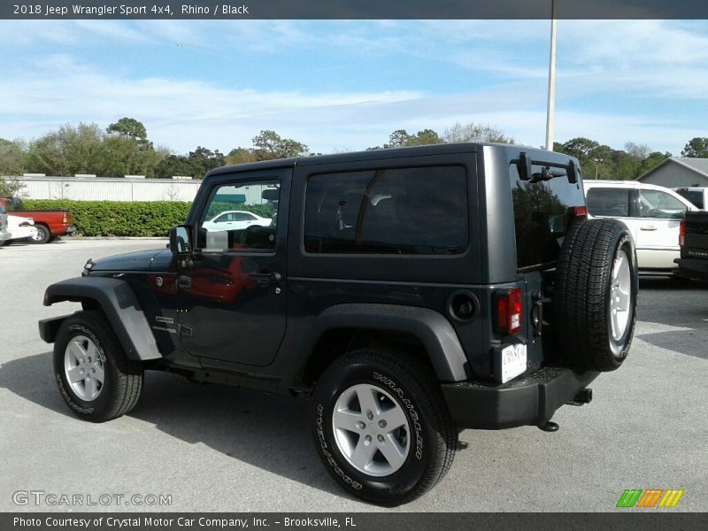 Rhino / Black 2018 Jeep Wrangler Sport 4x4