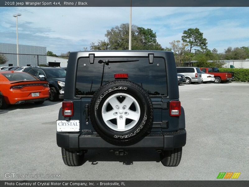 Rhino / Black 2018 Jeep Wrangler Sport 4x4