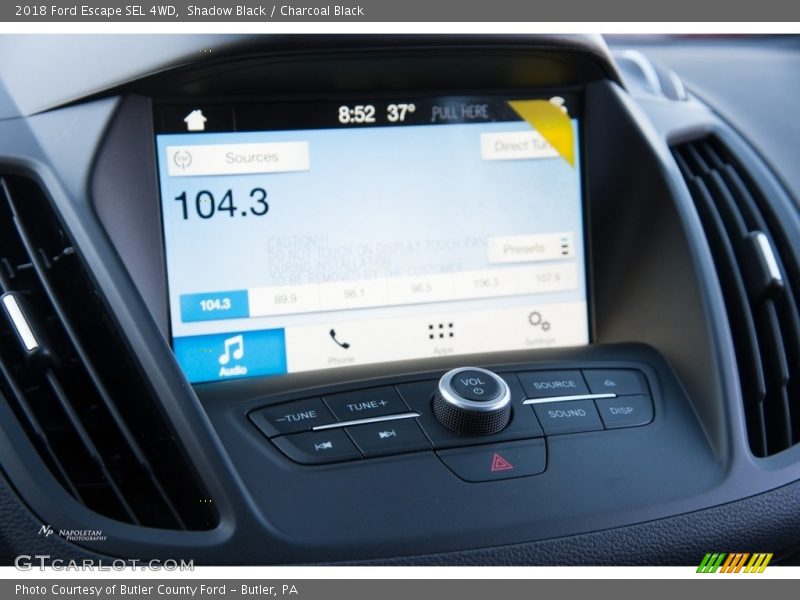 Shadow Black / Charcoal Black 2018 Ford Escape SEL 4WD