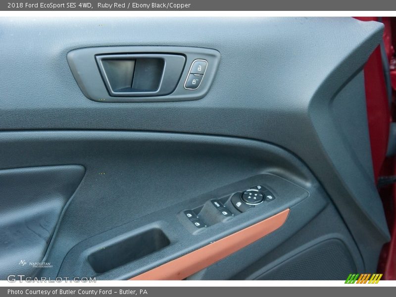 Ruby Red / Ebony Black/Copper 2018 Ford EcoSport SES 4WD