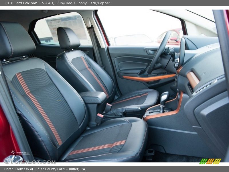 Ruby Red / Ebony Black/Copper 2018 Ford EcoSport SES 4WD