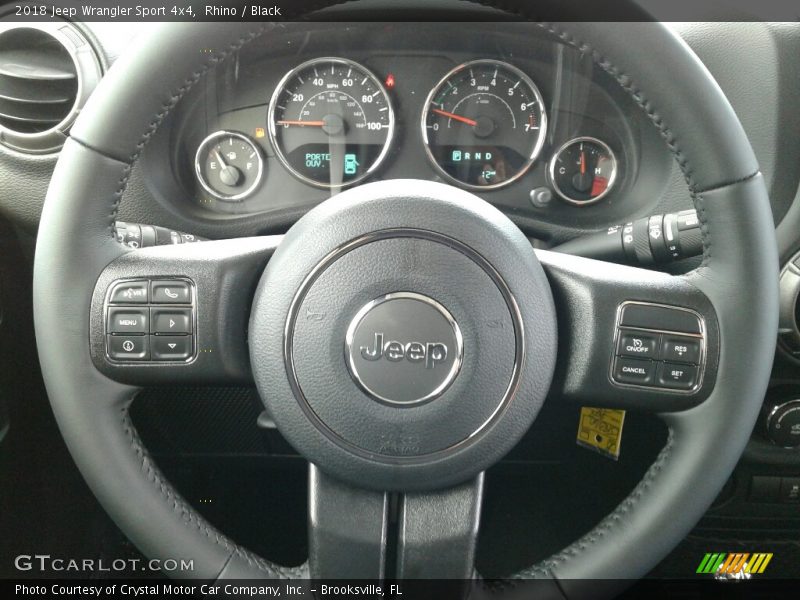 Rhino / Black 2018 Jeep Wrangler Sport 4x4