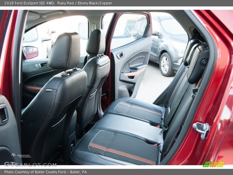 Ruby Red / Ebony Black/Copper 2018 Ford EcoSport SES 4WD