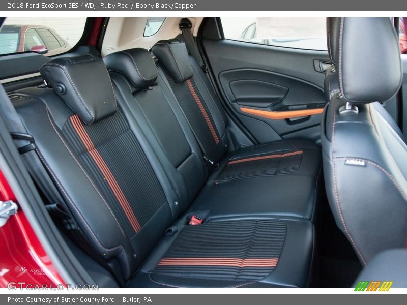 Ruby Red / Ebony Black/Copper 2018 Ford EcoSport SES 4WD