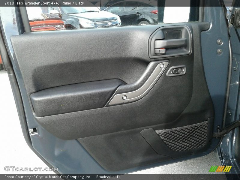 Rhino / Black 2018 Jeep Wrangler Sport 4x4